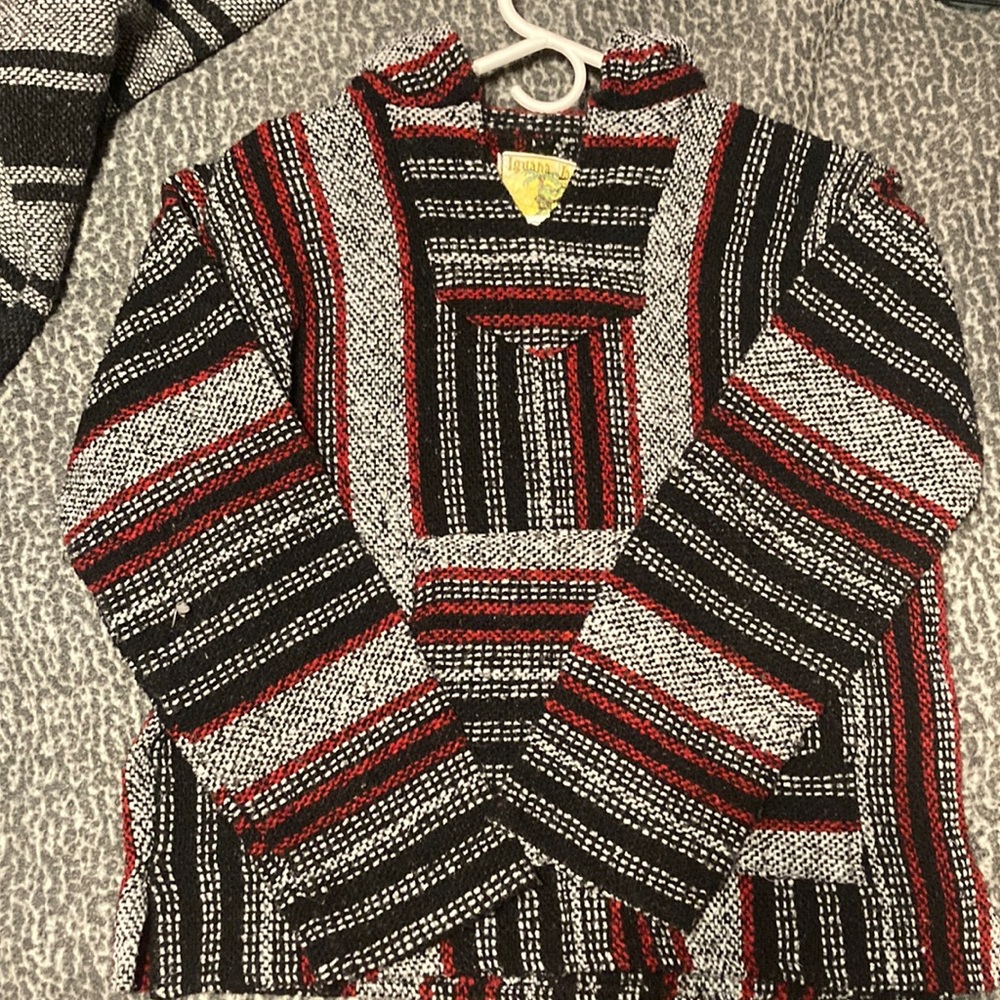 red black and white cover up